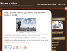 Tablet Screenshot of networkmilan.com